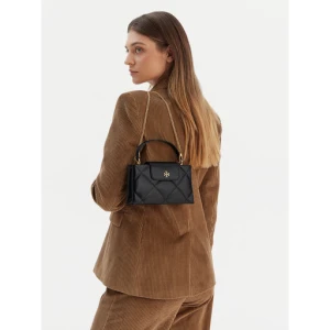 Torebka Tory Burch Kira Diamond Quilt East-West Top Handle 174999 Czarny