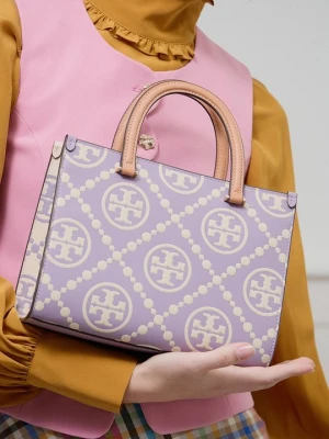 Torebka Tory Burch liliowy