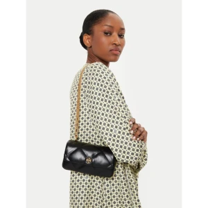 Torebka Tory Burch Mini Kira Diamond Quilt Flap Bag 154710 Czarny