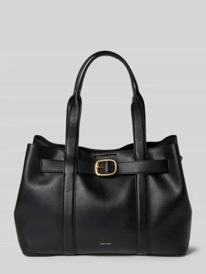Torebka tote z imitacji skóry CK Calvin Klein