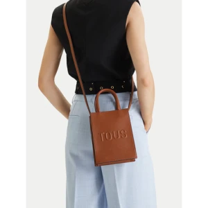 Torebka TOUS MINI BOLSO POP TOUS BRENDA 2002105944 Brązowy