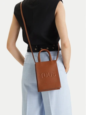 Torebka TOUS MINI BOLSO POP TOUS BRENDA 2002105944 Brązowy