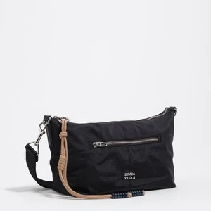 Torebka trapecio nylon czarna BIMBA Y LOLA