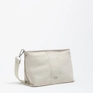 Torebka Trapecio średnia nylon biało-szara BIMBA Y LOLA
