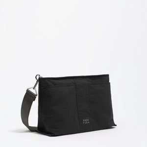 Torebka Trapecio średnia nylon czarna BIMBA Y LOLA