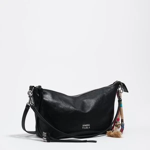 Torebka Trapecio średnia skóra czarna BIMBA Y LOLA