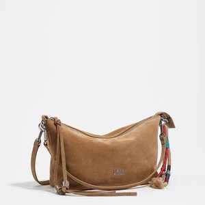 Torebka trapecio średnia skóra naturalna BIMBA Y LOLA