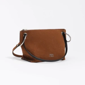 Torebka Trapecio średnia zamsz tobacco BIMBA Y LOLA