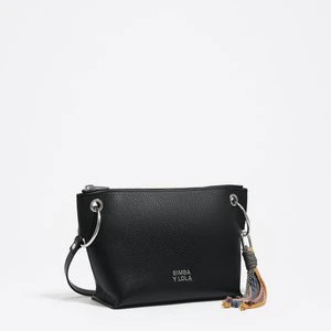 Torebka Trapecio średnia skóra czarna BIMBA Y LOLA