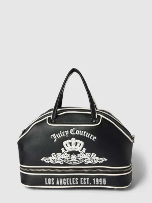 Torebka typu Bowling Bag z detalem z logo model ‘HEATHER’ Juicy Couture