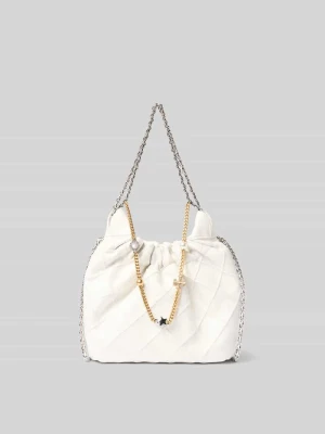 Torebka typu Hobo z uchwytem Tory Burch Biały