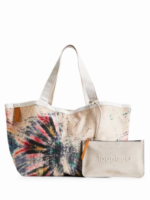 Torebka typu shopper ze zrównoważonej bawełny Desigual