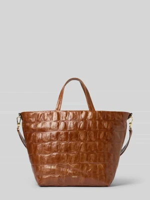 Torebka typu tote bag z detal z logo model „Alba” abro