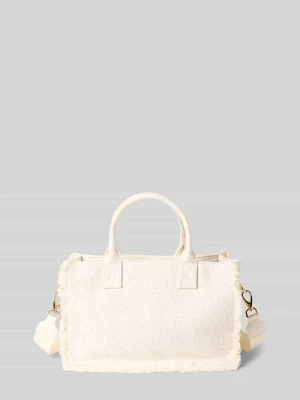Torebka typu tote z dodatkiem bawełny model 'SHYLA' VALENTINO BAGS