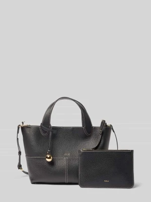 Torebka typu tote z przegródką wewnętrzną model 'PRIMROSE' Furla Czarny