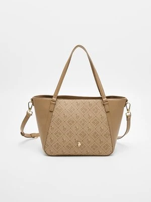 Torebka U.S. POLO ASSN. piaskowy