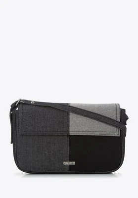 Torebka w dżinsowy patchwork Wittchen