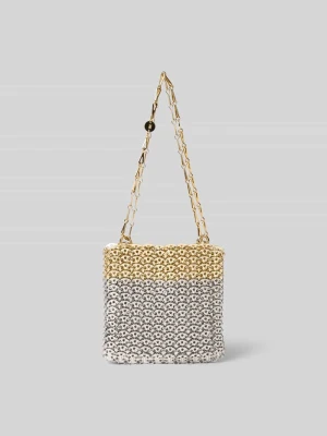Torebka w efekcie łańcuszka Paco Rabanne Złoty