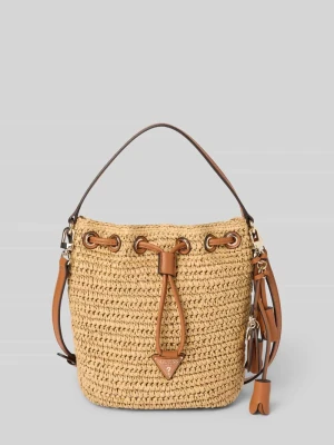 Torebka w efekcie plecionki model 'Ofelia' Guess