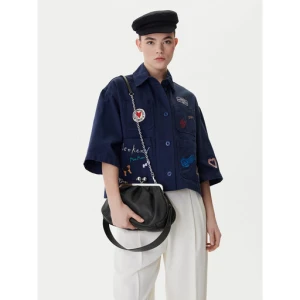 Torebka Weekend Max Mara 2615511174600 Granatowy