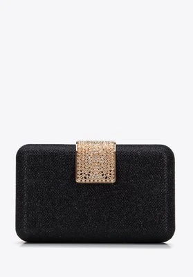 Torebka wieczorowa pudełkowa z błyszczącym zapięciem Wittchen