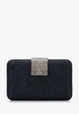 Torebka wieczorowa pudełkowa z błyszczącym zapięciem Wittchen
