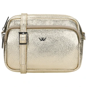 Mała złotą torebka damska crossbody 80317-59 Wojas