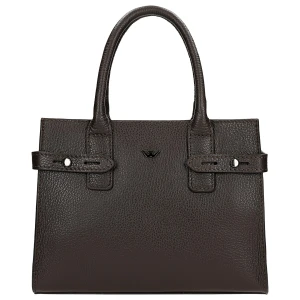 Brązowa czekoladowa torebka skórzana 80405-52 Wojas