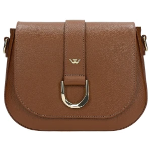 Mała skórzana torebka saddle bag 80385-53 Wojas