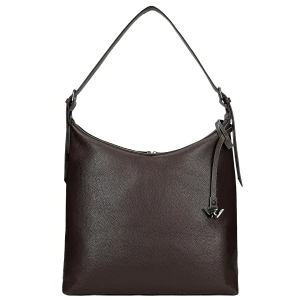 Ciemnobrązowa skórzana torebka damska 80445-52 Wojas