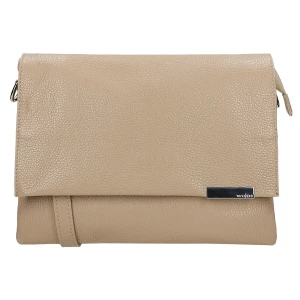 Beżowa torebka damska ze skóry licowej 80475-54 Wojas