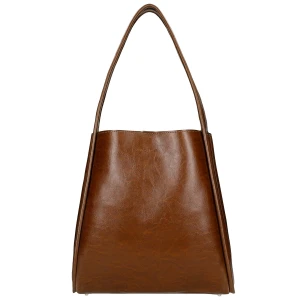 Duża brązowa torebka damska 80452-52 Wojas