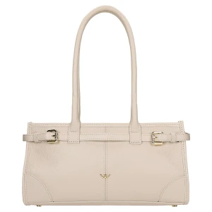 Beżowa damska torebka skórzana 80479-59 Wojas