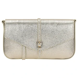 Złotą skórzana torebka damska wizytowa 80302-58 Wojas