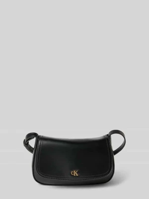 Torebka z aplikacją z logo i paskiem na ramię CK Calvin Klein