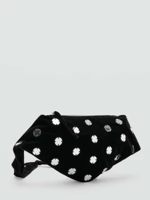 Torebka z cekinami czarny - Dziewczyna - Rozmiar uniwersalny - MANGO TEEN