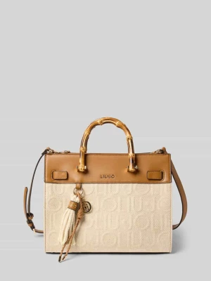 Torebka z detalem z logo Liu Jo White