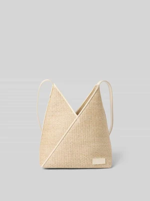 Torebka z detalem z logo MM6 Maison Margiela Czarny