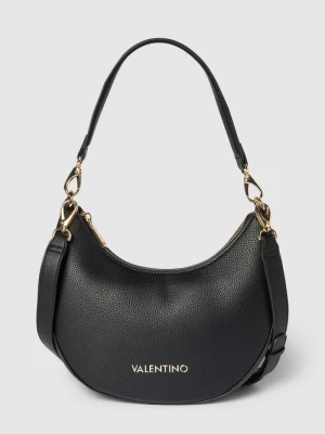 Torebka z detalem z logo model ‘ALEXIA’ w kolorze czarnym VALENTINO BAGS