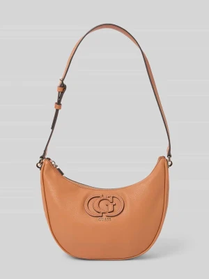 Torebka z detalem z logo model ‘CALEBRA HOBO SHOULDER BAG’ Guess