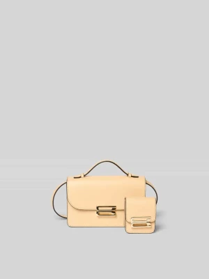 Torebka z detalem z logo Victoria Beckham Beżowy