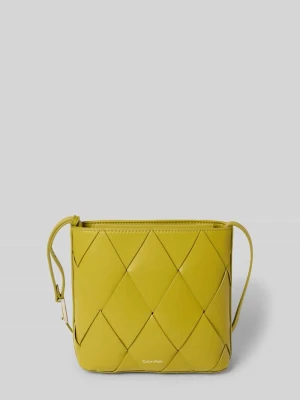 Torebka z efektem plecionki CK Calvin Klein