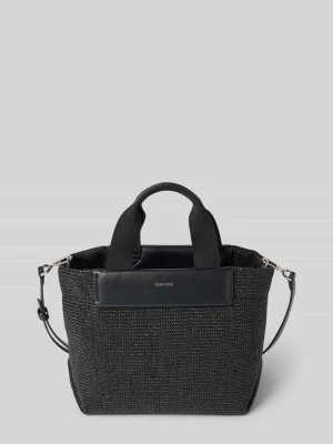 Torebka z fakturowanym wzorem model ‘RAFFIA’ CK Calvin Klein