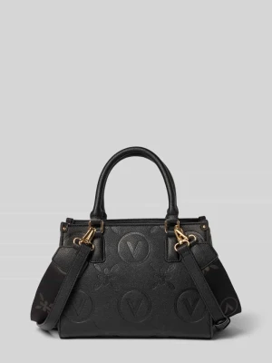 Torebka z fakturowanym wzorem z logo model ‘SAMBA’ VALENTINO BAGS