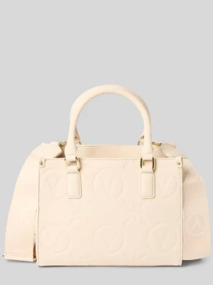 Torebka z fakturowanym wzorem z logo model ‘SAMBA’ VALENTINO BAGS
