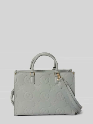 Torebka z fakturowanym wzorem z logo model ‘SAMBA’ VALENTINO BAGS
