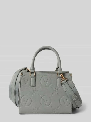 Torebka z fakturowanym wzorem z logo model ‘SAMBA’ VALENTINO BAGS