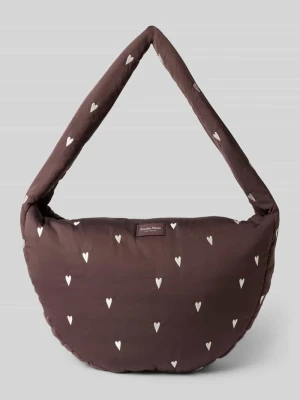 Torebka z haftami i detalem z logo STUDIO NOOS