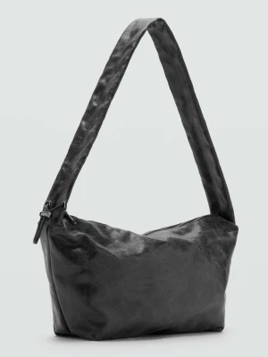 Torebka z imitacji skóry szary - Dziewczyna - Rozmiar uniwersalny - MANGO TEEN