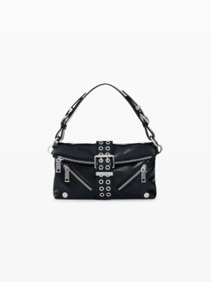 torebka z klamrą o efekcie skóry Desigual